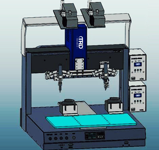 雙平臺雙頭五軸焊錫機(jī)